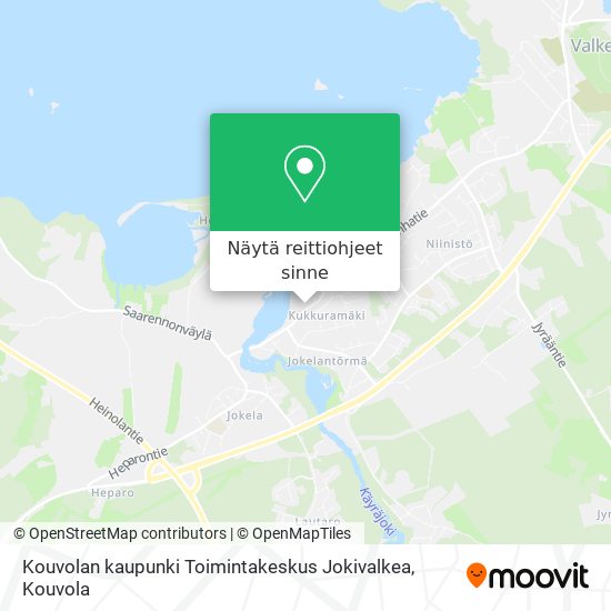 Kouvolan kaupunki Toimintakeskus Jokivalkea kartta