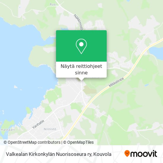 Valkealan Kirkonkylän Nuorisoseura ry kartta