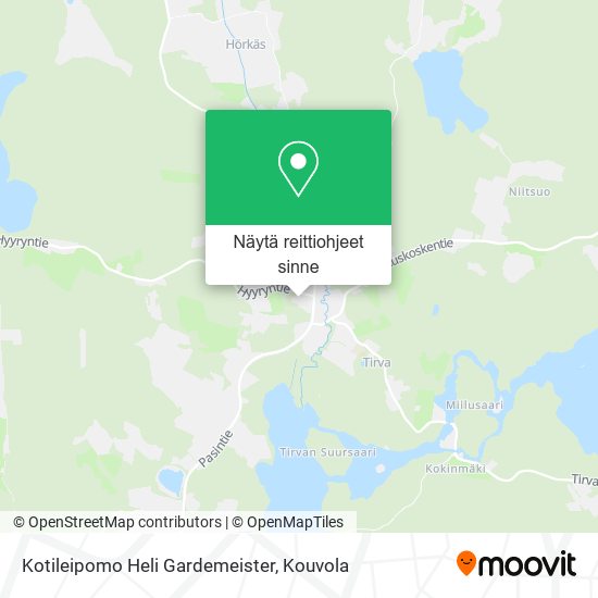 Kotileipomo Heli Gardemeister kartta