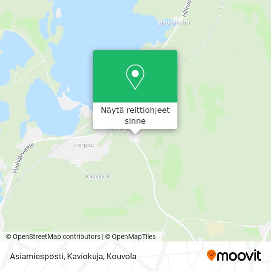 Asiamiesposti, Kaviokuja kartta
