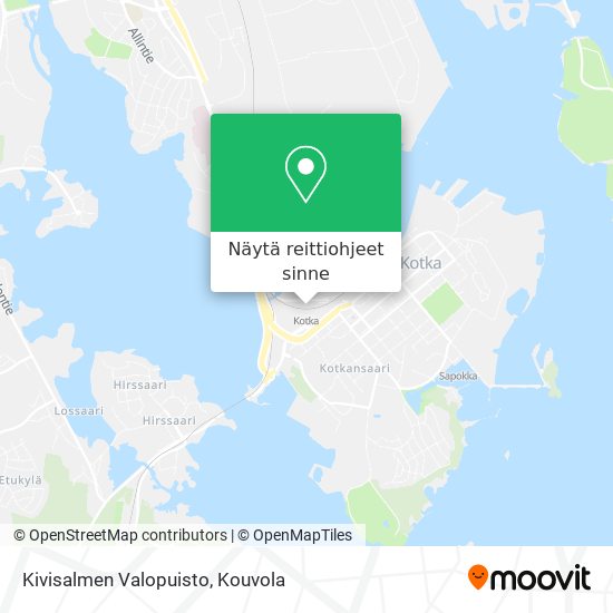 Kivisalmen Valopuisto kartta