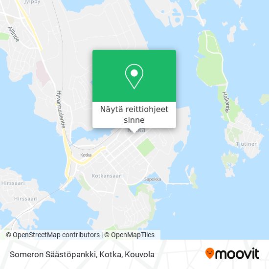 Someron Säästöpankki, Kotka kartta