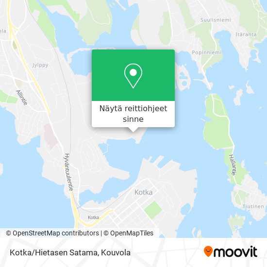 Kotka/Hietasen Satama kartta