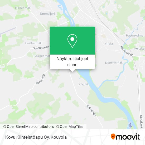 Kovu Kiinteistöapu Oy kartta