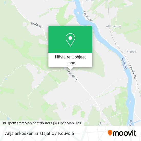 Anjalankosken Eristäjät Oy kartta