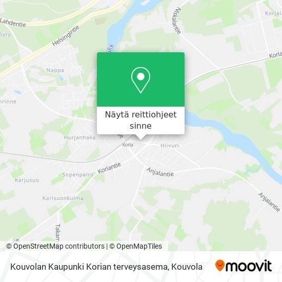 Kouvolan Kaupunki Korian terveysasema kartta