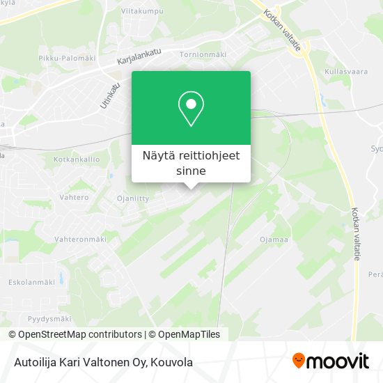 Autoilija Kari Valtonen Oy kartta