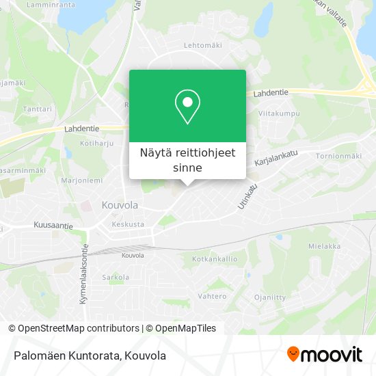 Palomäen Kuntorata kartta