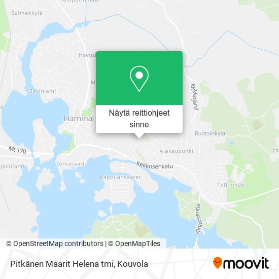 Pitkänen Maarit Helena tmi kartta
