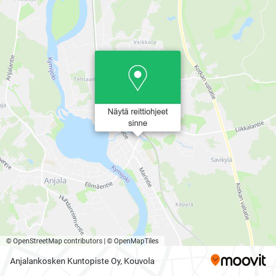 Anjalankosken Kuntopiste Oy kartta