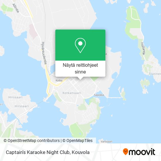 Captain's Karaoke Night Club kartta
