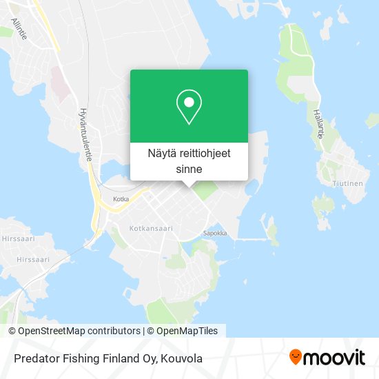 Predator Fishing Finland Oy kartta