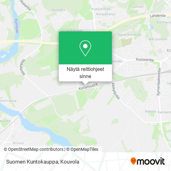 Suomen Kuntokauppa kartta