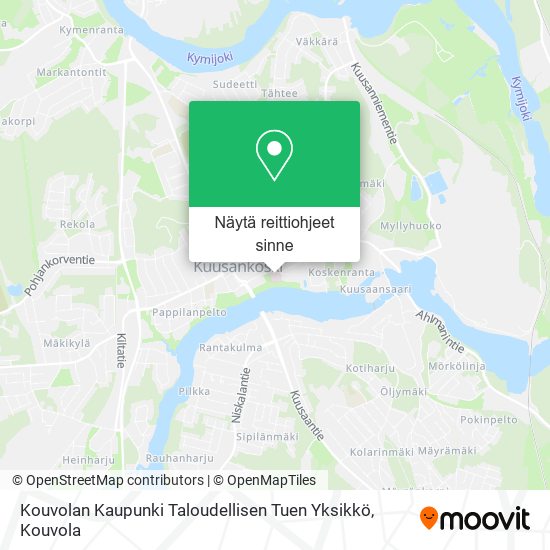 Kouvolan Kaupunki Taloudellisen Tuen Yksikkö kartta