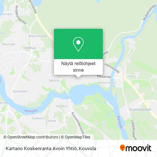 Kartano Koskenranta Avoin Yhtiö kartta