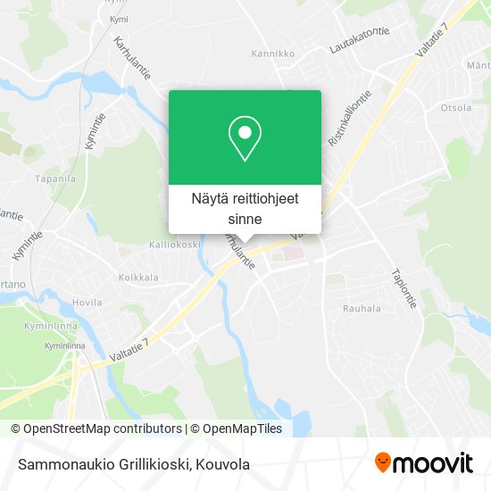 Sammonaukio Grillikioski kartta