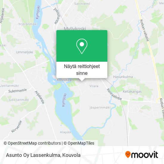 Asunto Oy Lassenkulma kartta