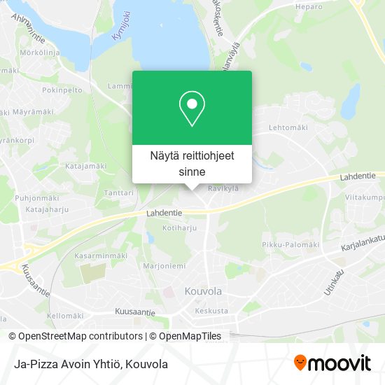 Ja-Pizza Avoin Yhtiö kartta