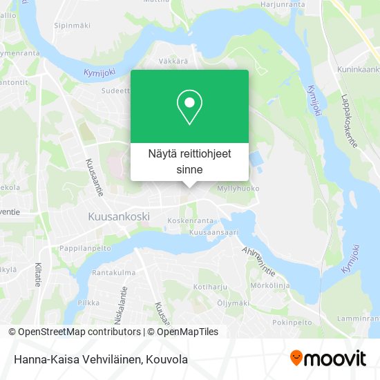 Hanna-Kaisa Vehviläinen kartta