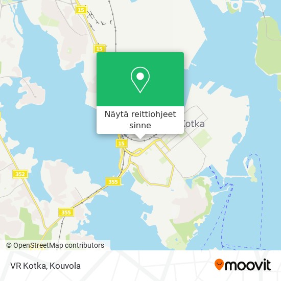 VR Kotka kartta