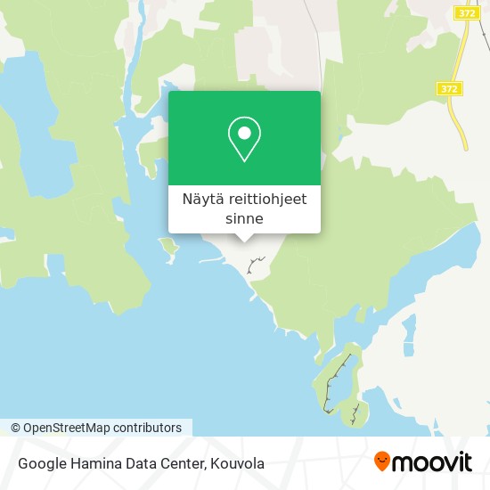 Google Hamina Data Center kartta