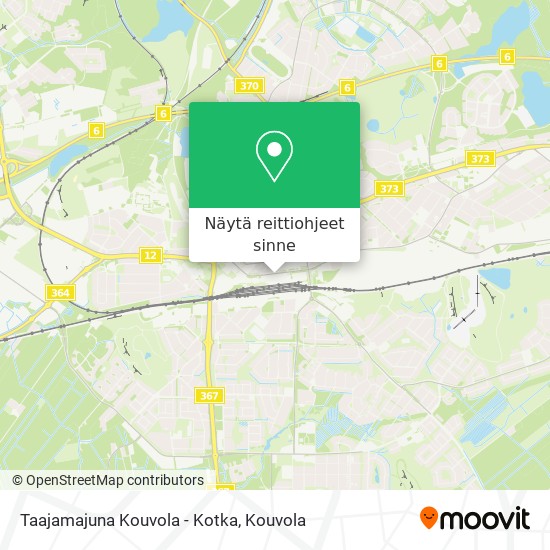 Taajamajuna Kouvola - Kotka kartta