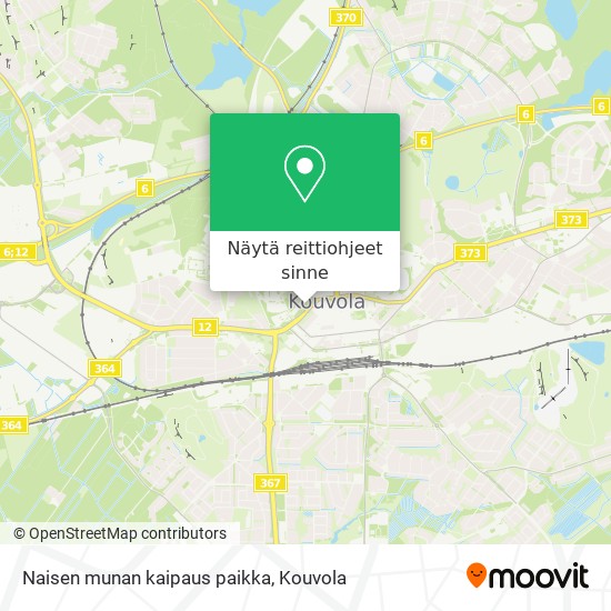 Naisen munan kaipaus paikka kartta