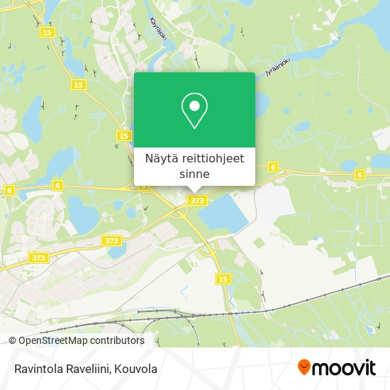 Ravintola Raveliini kartta