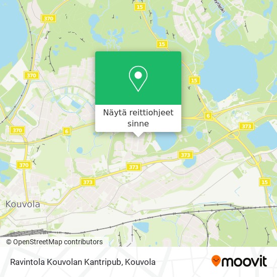 Ravintola Kouvolan Kantripub kartta
