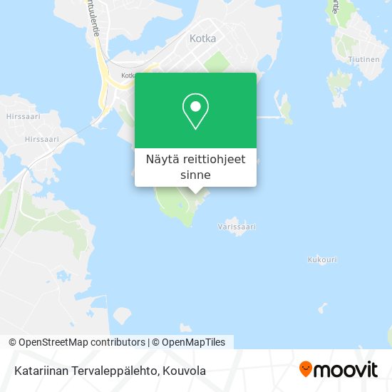 Katariinan Tervaleppälehto kartta