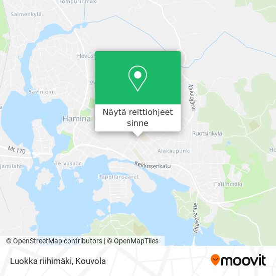 Luokka riihimäki kartta