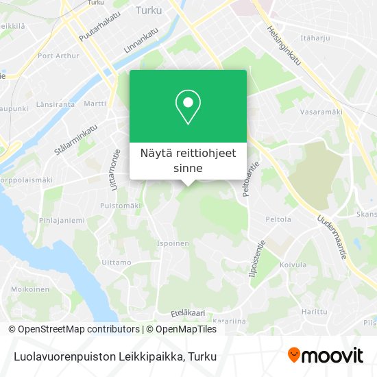 Luolavuorenpuiston Leikkipaikka kartta