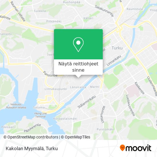 Kuinka päästä kohteeseen Kakolan Myymälä paikassa Turku kulkuvälineellä  Bussi tai Lautta?