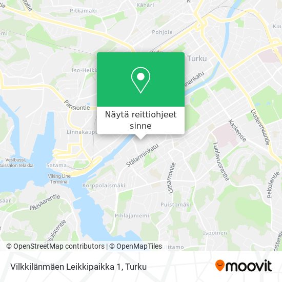 Vilkkilänmäen Leikkipaikka 1 kartta