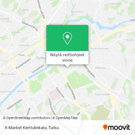 K-Market Kerttulinkatu kartta