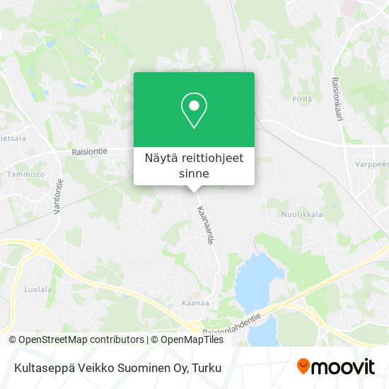 Kultaseppä Veikko Suominen Oy kartta