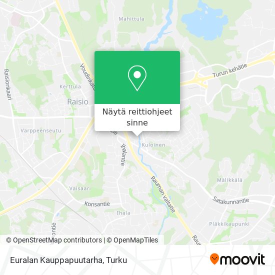 Euralan Kauppapuutarha kartta