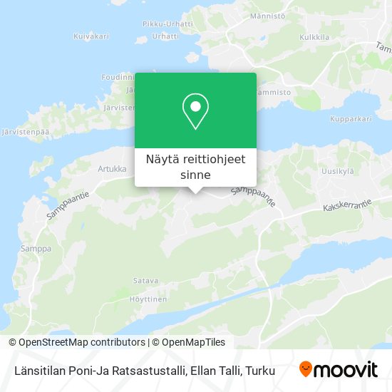 Länsitilan Poni-Ja Ratsastustalli, Ellan Talli kartta