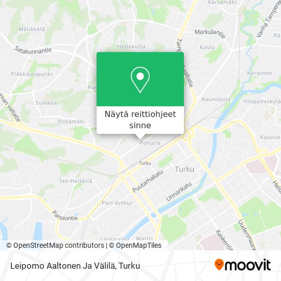Leipomo Aaltonen Ja Välilä kartta