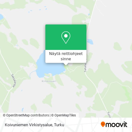 Koivuniemen Virkistysalue kartta
