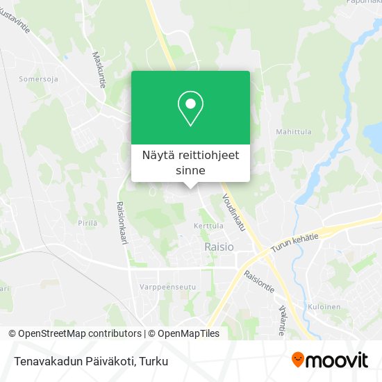 Tenavakadun Päiväkoti kartta