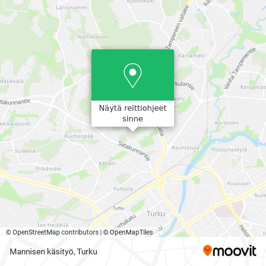 Mannisen käsityö kartta