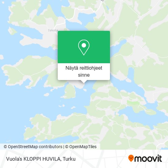 Vuola's KLOPPI HUVILA kartta