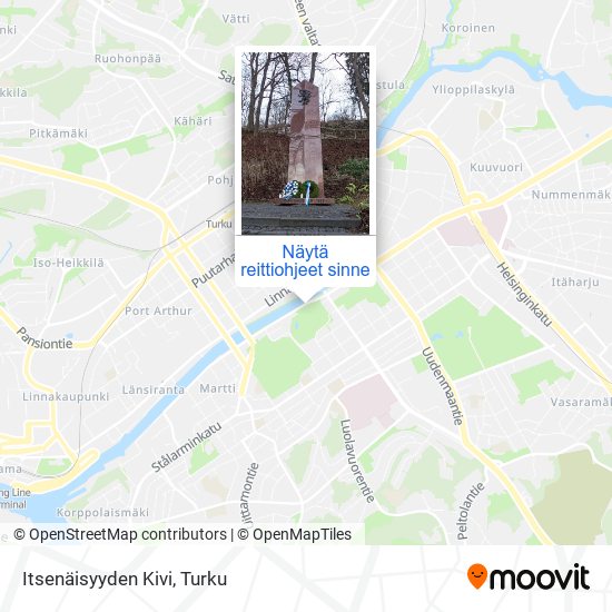 Itsenäisyyden Kivi kartta