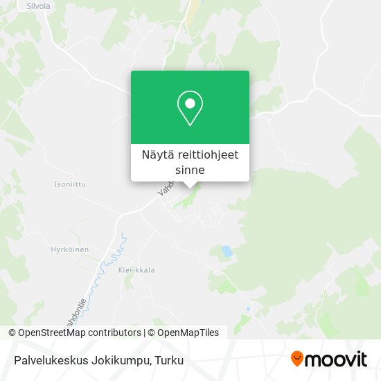 Palvelukeskus Jokikumpu kartta