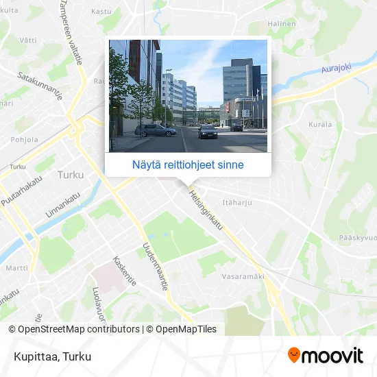 Kupittaa kartta