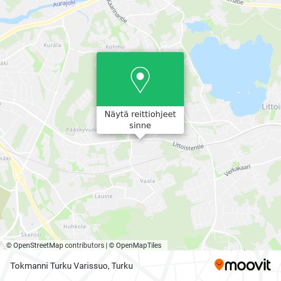 Tokmanni Turku Varissuo kartta