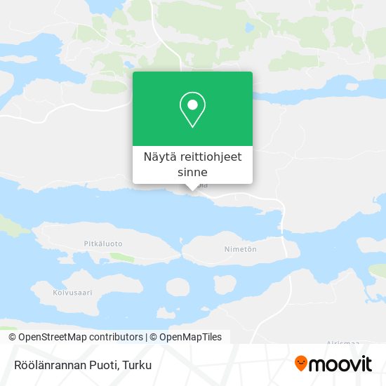Röölänrannan Puoti kartta