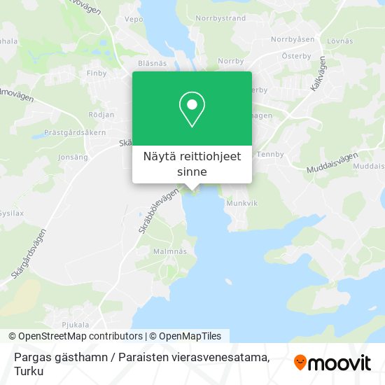 Kuinka päästä kohteeseen Pargas gästhamn / Paraisten vierasvenesatama  paikassa Parainen kulkuvälineellä Bussi?