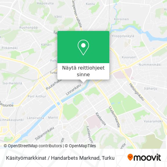 Käsityömarkkinat / Handarbets Marknad kartta